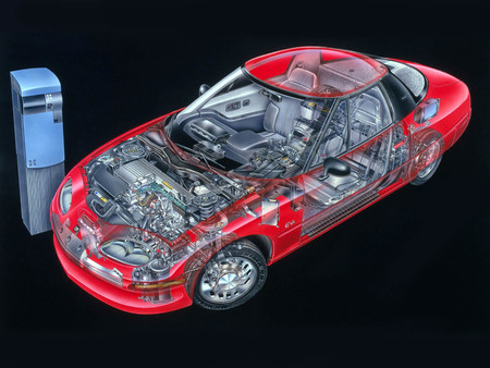 General Motors Ev1 Cutaway
