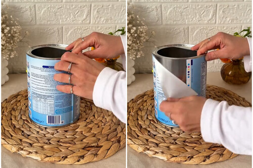 reutilizar botes de Nesquik