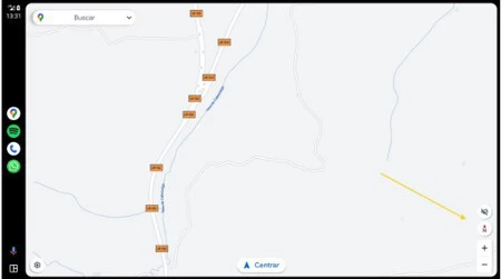 Googleマップ、以前。エミュレータイメージ