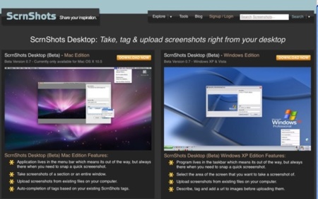 ScrnShots Desktop beta, realiza y comparte tus capturas desde el escritorio
