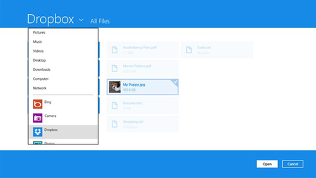 Dropbox trae su cliente oficial a Windows 8