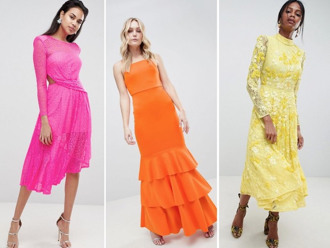 Vestido Invitada Color