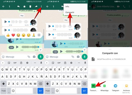 Transcribir Whatsapp