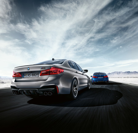Bmw M5 Competition 2018 trasera
