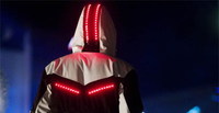 Chaqueta con LEDs, posible mejora de la visibilidad para moteros