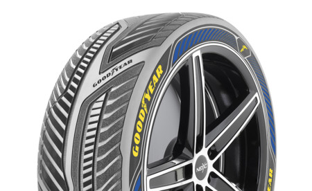 Los neumáticos Goodyear Intelligrip servirán de ayuda a los coches autónomos