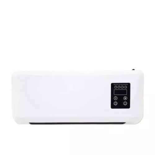 Mini aire acondicionado dividido, sistema de bomba de calor, calentador de aire portátil, temporizador montado en la pared, inteligente for el hogar, sala de estar y dormitorio(EU Plug)