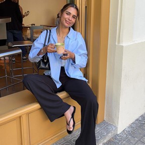Los pantalones estilo leggings de Primark son tan cómodos que los llevaremos con camisa holgada y zapatillas todo el otoño