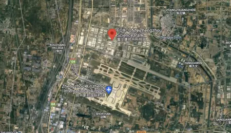 Foxconnの工場の規模は国際空港と同等