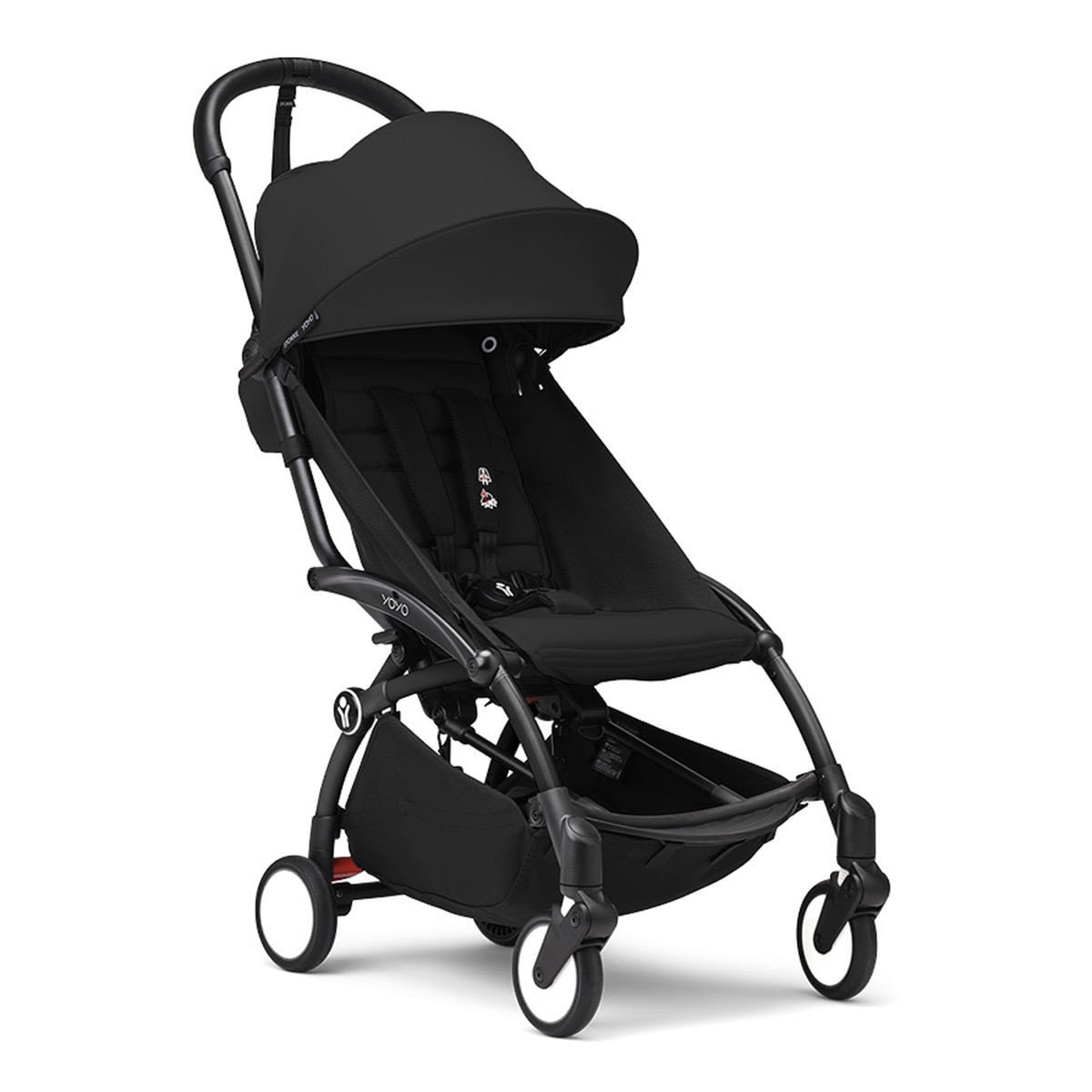 Silla de Paseo Stokke® YOYO³ con Chasis Negro y 6+ color pack Negro