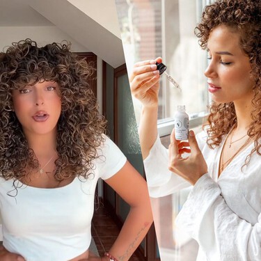 Rocío Barrio, experta en rizos: "Poner aceite en tu cabello va a evitar que la humedad saque el frizz, porque el aceite y el agua se repelen" 