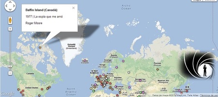 mapa james bond