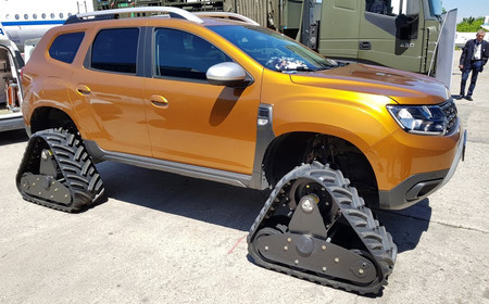 El nuevo Dacia Duster ya puede equipar orugas, gracias a la compañía rumana ACF Track
