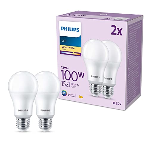 Philips - Bombilla LED A60 13W (Eq. 100W) 