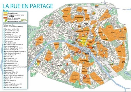 Zonas Paris Limitadas Velocidad