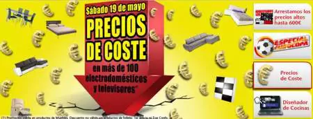 Conforama a ¡precio de coste sólo hoy! 