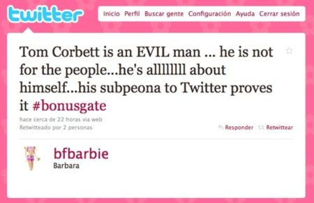 Ataque a la libertad de expresión en Twitter por un fiscal de Pensilvania