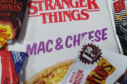 He probado toda la comida de 'Stranger Things' y todo lo que hizo fue ponerme el estómago Del Revés