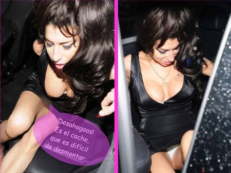 Amy Winehouse recupera las viejas costumbres: pezón y braga en la misma noche