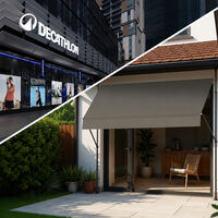 Decathlon acaba de sacar un toldo con instalación sin taladro que es ideal para balcones pequeños y pisos de alquiler 