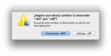 Cómo eliminar para siempre el mensaje de cambio de extensión del Finder