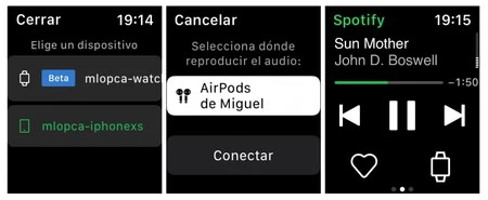 Spotify アップルウォッチ