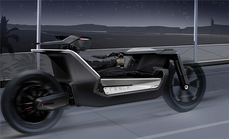 Tesla Moto Electrica Concepto