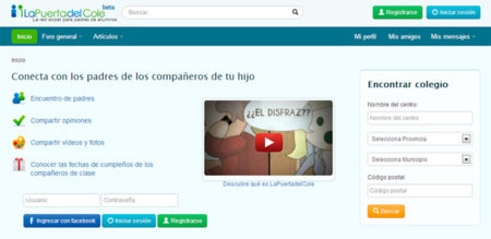 LaPuertadelCole, otra forma de relacionarse con los padres de los compañeros de tus hijos