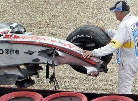 La culpa del accidente de Lewis Hamilton la tuvo la llanta