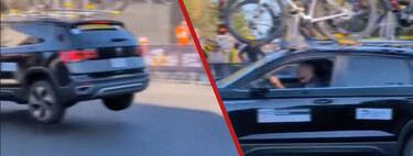 Expulsan del mundial al seleccionador español de ciclismo por hacer esta bestialidad con el coche durante una prueba ciclista 