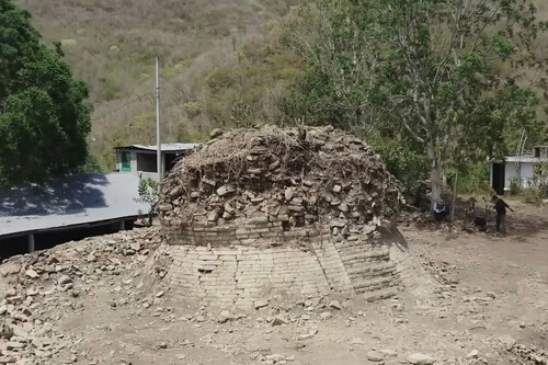 Descoberta arqueológica surpresa em fazenda de Tecacahuaco