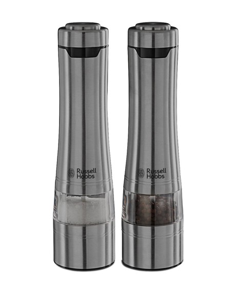 Por 23,26 euros tenemos estos elegantes molinillos de sal y pimienta Russell Hobbs en Amazon