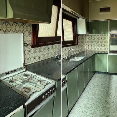 Cómo transformar una cocina sesentera en una cocina moderna sin obras y de forma low cost 