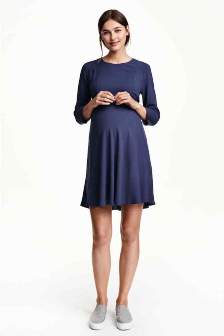 Vestido Premama Azul Hym