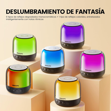 Bocina inalámbrica Philips Luz