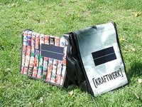 Bolso solar para recargar gadgets