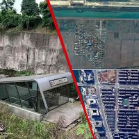 Primero el metro, luego la ciudad: en China levantan estaciones de metro en páramos para convertirlos en bulliciosos centros urbanos