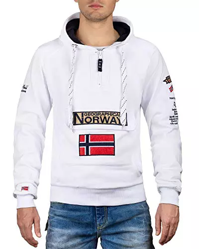 Geographical Norway GYMCLASS Men - Sudadera para Hombre 