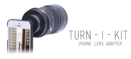 Turn-I-Kit, nueva opción para usar las lentes de tu SLR Nikon o Canon en el iPhone
