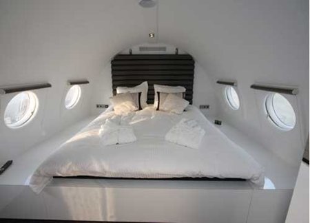 Hoteles curiosos: Una suite aérea en Holanda