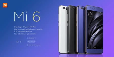 El nuevo Xiaomi Mi6, con 6GB de RAM y resistencia al agua, por 354 euros con este cupón