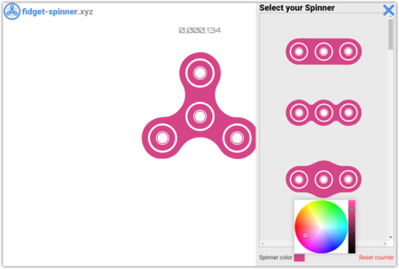 Lo que faltaba, ahora también hay una webapp del Fidget Spinner