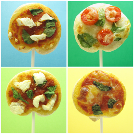 ¿Te animas con estas piruletas pizza para una merienda infantil?