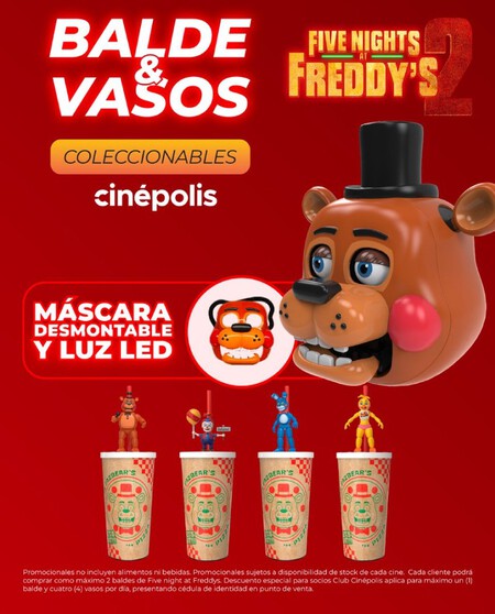 Palomera Toy Freddy Cinepolis Mexico Five Nights