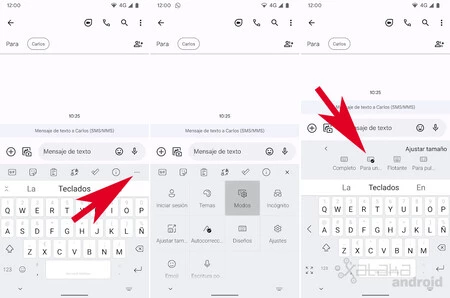Swiftkey片手モード