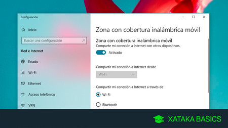 entrar a internet por bluetooth windows 10