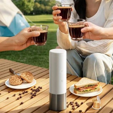 Xiaomi lança cafeteira portátil que promete até 400 expressos por carga 