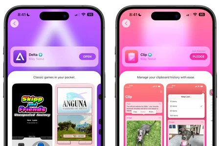 AltStore にあるアプリはこれら 2 つだけです