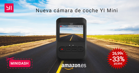 Cámara para coche Yi Mini Dash Camera por sólo 26,99 euros en Amazon con este cupón