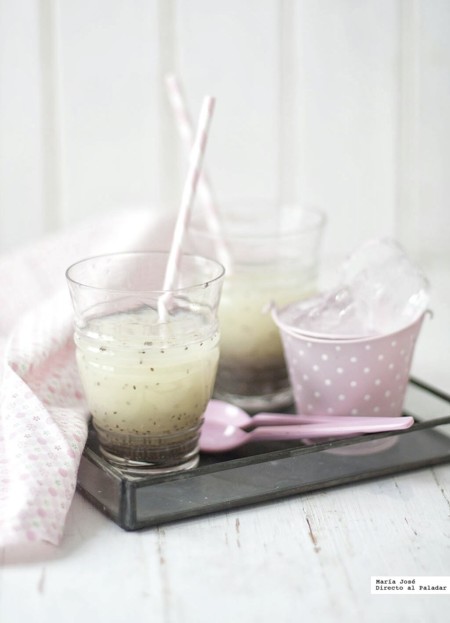 Agua de lima con semillas de chía. Receta refrescante para combatir el calor